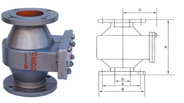 ZGB-II抽屜阻火器結構圖紙 ZGB-II抽屜阻火器結構圖紙