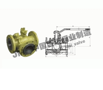 T型三通球閥Q45F