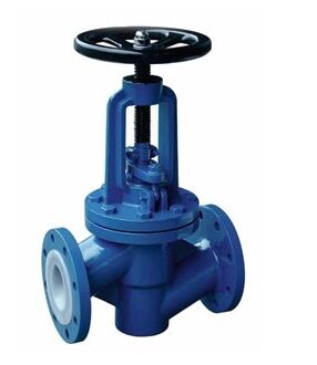 J41F46襯氟法蘭截止閥